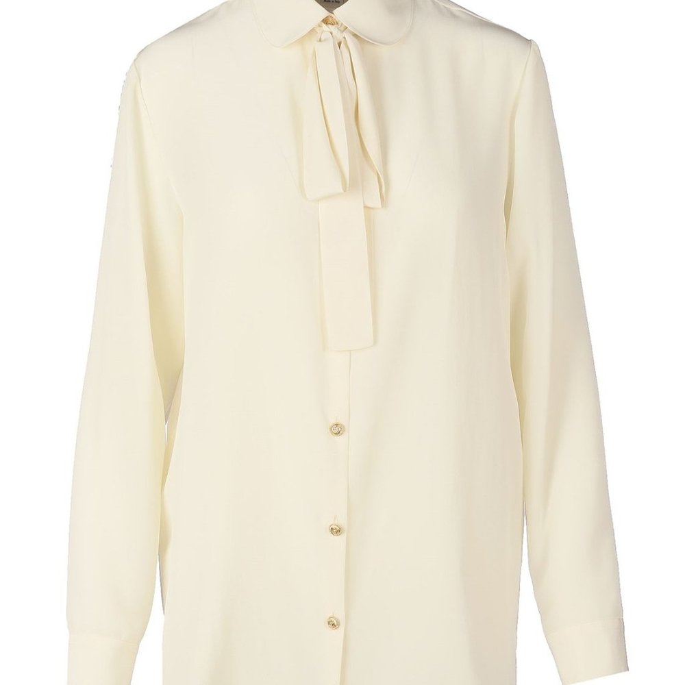 Gucci Women's White Silk Shirt